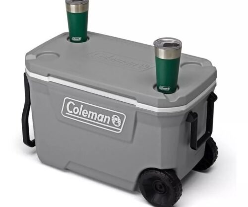 Hielera 62 qt con ruedas Gris
