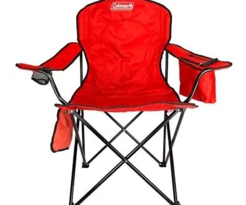 SILLA EXTRAGRANDE CON HIELERA ROJA MODELO 2000032009